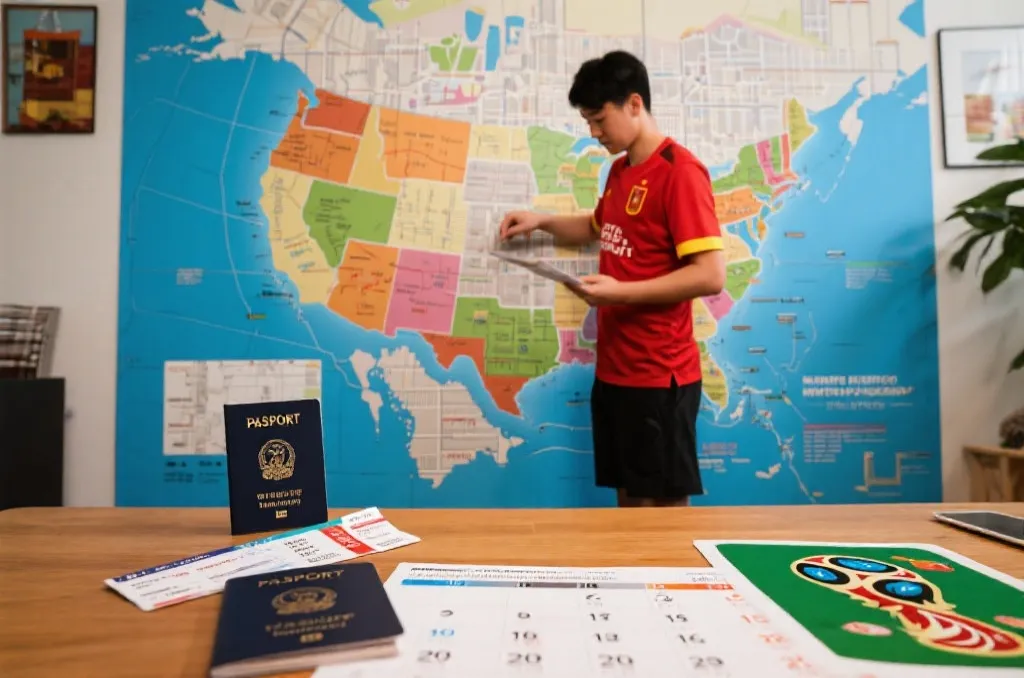 2026世界杯开幕时间北美举办地点全攻略：从获签到落地观赛，第一次出国看球也不慌